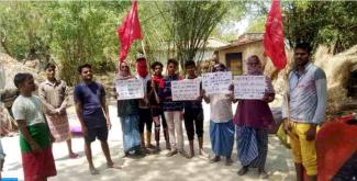 Protests across Uttar Pradesh against the failure of the Yogi government