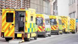 ambulance workers went on strike in Britain