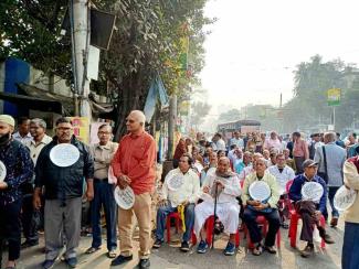Protest by retired CTC employees