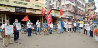 Protest against the overall price hike on June 22