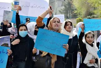 Taliban ban on women's education in Afghanistan